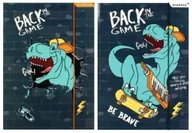 Teczki i skoroszyty - Teczka z gumką A4 Skate Dino - STARPAK - miniaturka - grafika 1