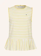 Koszulki i topy damskie - Tommy Hilfiger Top gelb - miniaturka - grafika 1