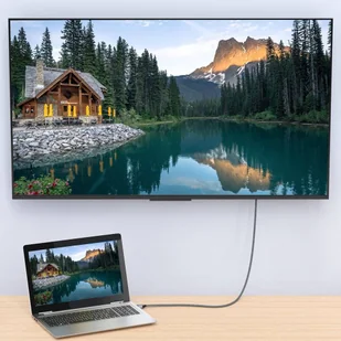 Wozinsky kabel HDMI 2.1  8K 60 Hz 48 Gbps / 4K 120 Hz / 2K 144 Hz 1m srebrny (WHDMI-10) - Kable USB - miniaturka - grafika 7
