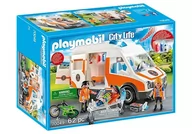 Klocki - Playmobil City Life Ambulance with Flashing Lights 70049 - miniaturka - grafika 1