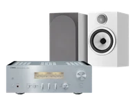 Zestawy stereo - Yamaha A-S1200 (srebrny) + 706 S3 (biały) - miniaturka - grafika 1