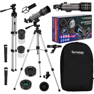 Teleskop Edukacyjny - Zoom 200x F40070 - Statyw, Okulary, Adapter, Filtry, Plecak - Mirai Optics Asteroid - Teleskopy - miniaturka - grafika 1