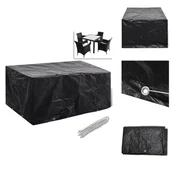 Pokrowce na meble ogrodowe - vidaXL Pokrowiec na meble ogrodowe 8 oczek 180x140x90 cm - Pokrowce ochronne na meble ogrodowe - miniaturka - grafika 1