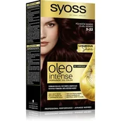Farby do włosów i szampony koloryzujące - Schwarzkopf Syoss Farba do włosów Oleo 3-22 winne bordo 1op - miniaturka - grafika 1