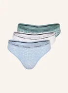 Majtki damskie - Calvin Klein Figi Modern Lace, 3 Szt. gruen - miniaturka - grafika 1