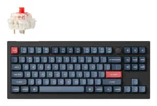 Keychron V3 Max RF Wireless + Bluetooth Czarny, Szary V3M-D1 - Klawiatury - miniaturka - grafika 1