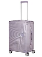 Walizki - Walizka średnia American Tourister Soundbox Alu - stormy lilac - miniaturka - grafika 1