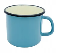 Garnki - Garnek Kubek Emaliowany Elo-Pol Turkus 12 Cm 1,1 L - miniaturka - grafika 1