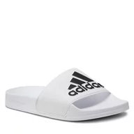 Klapki i japonki damskie - Adidas Klapki adilette Shower GZ3775 White - miniaturka - grafika 1