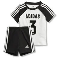 Kombinezony dla dzieci - Komplet dziecięcy Adidas I Sport Sum Set bawełniany Koszulka + spodenki-68 - miniaturka - grafika 1