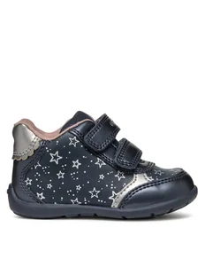 Geox Sneakersy B Elthan Girl B461QB 054AJ C4201 Granatowy - Buty dla dziewczynek - miniaturka - grafika 1
