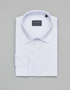 koszula calimera 00365 długi rękaw biały classic fit