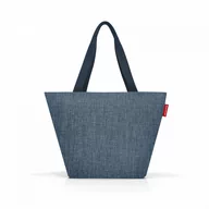 Torby i wózki na zakupy - torba shopper M twist blue kod: RZS4027 + Sprawdź na SuperWnetrze.pl - miniaturka - grafika 1