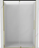 Ścianki i drzwi prysznicowe - Mexen Velar drzwi prysznicowe rozsuwane 150 cm, szron, złote - 871-150-000-31-50 - miniaturka - grafika 1