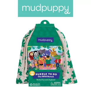 Puzzle podróżne w woreczku Dzika ekipa 3+ Mudpuppy - Puzzle - miniaturka - grafika 1