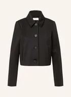 Marynarki i żakiety damskie - Comma Żakiet Pudełkowy schwarz - miniaturka - grafika 1