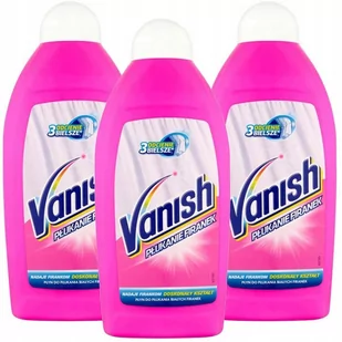 Vanish Płyn do Wybielania Płukania Firanek 3x500ml - Środki do prania - miniaturka - grafika 1