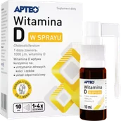 Witaminy i minerały - Apteo, witamina D w sprayu, 10 ml - miniaturka - grafika 1