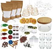 Świece - Duży zestaw do robienia świec XXL + świeczki do dekoracji świątecznych 30 - miniaturka - grafika 1