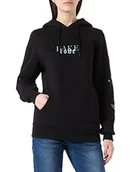 Bluzy męskie - Mister Tee Fleece bluza z kapturem fake Love Czarny, kolor: czarny , rozmiar: small MT789 - miniaturka - grafika 1