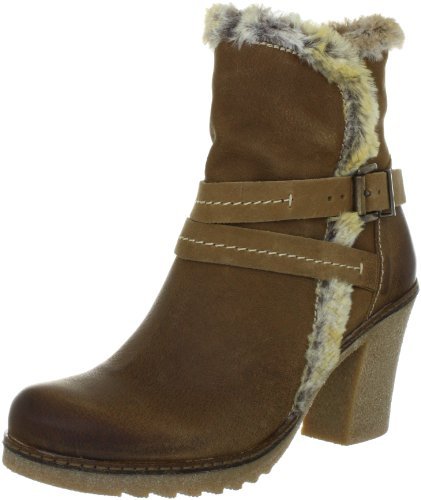 Virus Moda 960770 Fashion półkozaki damskie, beżowy - beżowy 8-38 EU