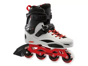 Rolki Rollerblade RB Pro X Grey / Warm Red 2021 - Rolki - miniaturka - grafika 1