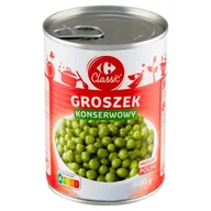Warzywa w marynacie - Carrefour Classic Groszek konserwowy 400 g - miniaturka - grafika 1