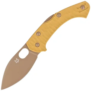 Nóż składany Fox Zero 2.0 Desert Warrior Coyote Tan FRN, Coyote Top Shield Becut by Jens Ansø (FX-311 CT) - Noże - miniaturka - grafika 1