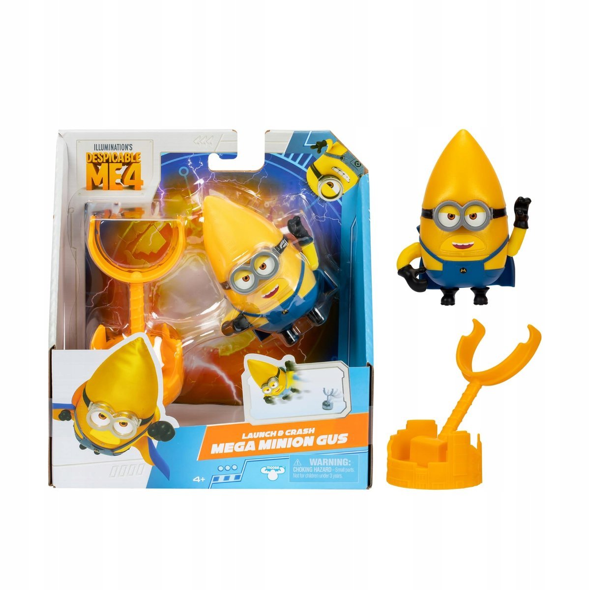 DM4 Despicable Me 4, figurka Minion Gus, figurka akcji, w tym unikalny doda