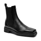 Sztyblety damskie - Patrizia Pepe Skórzane sztyblety - miniaturka - grafika 1