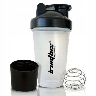 IRONFLEX SHAKER 500 ml SZEJKER Z POJEMNIKIEM NA BIAŁKO SZCZELNY SIŁOWNIA - Shakery i bidony sportowe - miniaturka - grafika 1