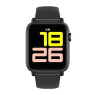 Smartwatch - Watchmark WQS19 Czarny - miniaturka - grafika 1