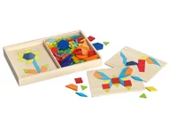 Układanki dla dzieci - Playtive Zabawki edukacyjne z drewna Układanka mozaikowa - miniaturka - grafika 1