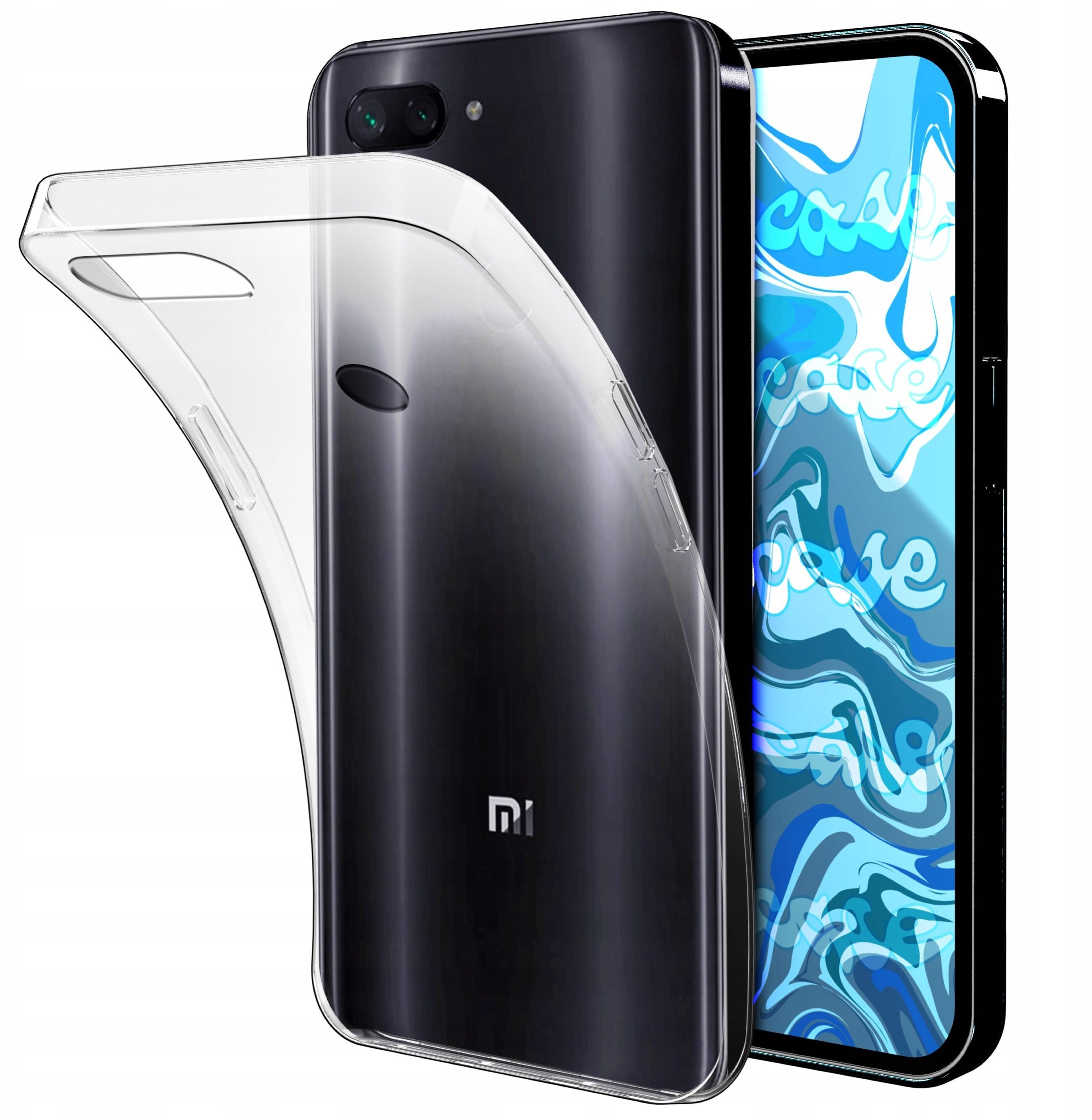 Etui Do Xiaomi Mi 8 Lite Przezroczyste, Silikonowe, Obudowa, Plecki, Case