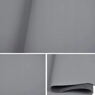 Ekoskóra Skaj Sztuczna Skóra Tkanina Tapicerska Materiał Szary 0,5 M - Pasmanteria - miniaturka - grafika 1