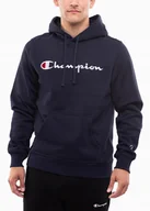 Bluzy męskie - Champion bluza męska z kapturem dresowa sportowa bawełniana ciepła roz. S - miniaturka - grafika 1