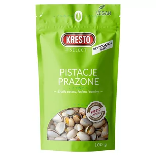 KRESTO - Pistacje prażone bez dodatku soli - Orzeszki - miniaturka - grafika 1