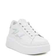 Moda i Uroda OUTLET - Karl Lagerfeld Skórzane sneakersy ANAKAPRI Signia Lace - miniaturka - grafika 1