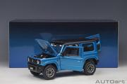 Samochody i pojazdy dla dzieci - Autoart Suzuki Jimny (Jb64) Rhd 2018 Brisk Blue 1:18 78502 - miniaturka - grafika 1