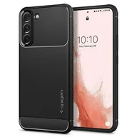 Etui i futerały do telefonów - Spigen Rugged Armor Samsung S901 S22 czarny/matte black ACS03986 - miniaturka - grafika 1