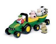 Samochody i pojazdy dla dzieci - Tomy John Deere Dźwiękowy traktor ze zwierzątkami - miniaturka - grafika 1
