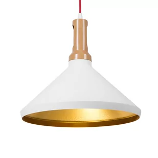 Beliani Lampa wisząca Lampa wisząca metalowa biała LIARD 85528 - Lampy sufitowe - miniaturka - grafika 1