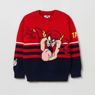 Swetry dla chłopców - Sweter dziecięcy OVS 1821328 134 cm Czerwony (8056781576038) - grafika 1