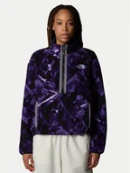 Bluzy damskie - The North Face Polar Fleeski NF0A88Z3 Fioletowy Regular Fit - miniaturka - grafika 1