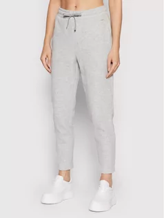 Spodnie sportowe damskie - Calvin Klein Spodnie dresowe K20K203490 Szary Regular Fit - grafika 1