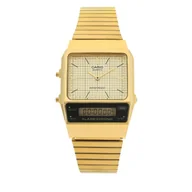 Zegarki damskie - Zegarek Casio Vintage Maxi AQ-800EG-9AEF Gold - miniaturka - grafika 1