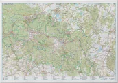 Mapy i plansze edukacyjne - Karkonosze. Mapa ścienna dekoracyjna - miniaturka - grafika 1