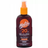 Balsamy i kremy do opalania - MALIBU Dry Oil Spray SPF20 preparat do opalania ciała 200 ml dla kobiet - miniaturka - grafika 1