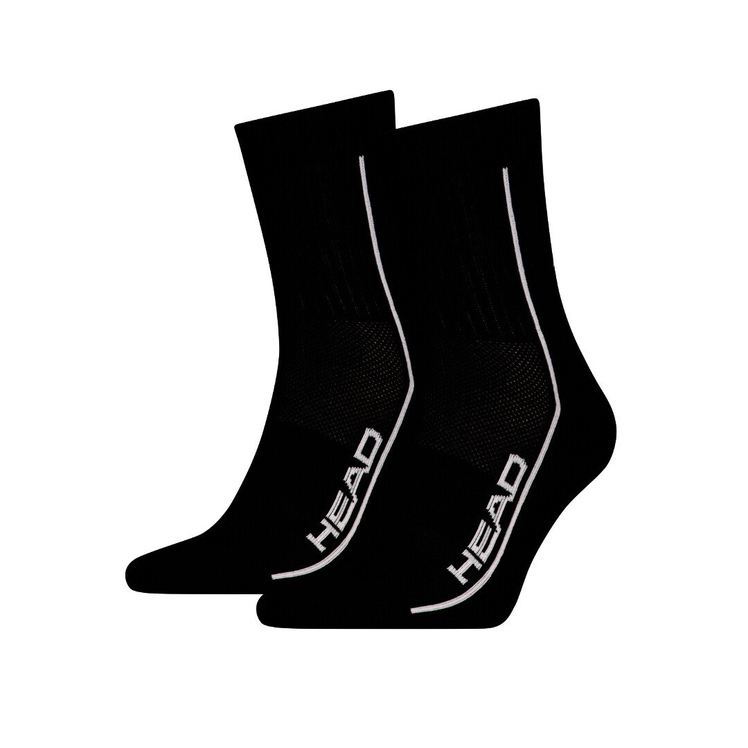 Skarpetki Head Socks Tennis 2Pack Performance Short Crew BK EUR 35-38