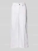 Spodnie damskie - Jeansy z szeroką nogawką z czystej bawełny - miniaturka - grafika 1